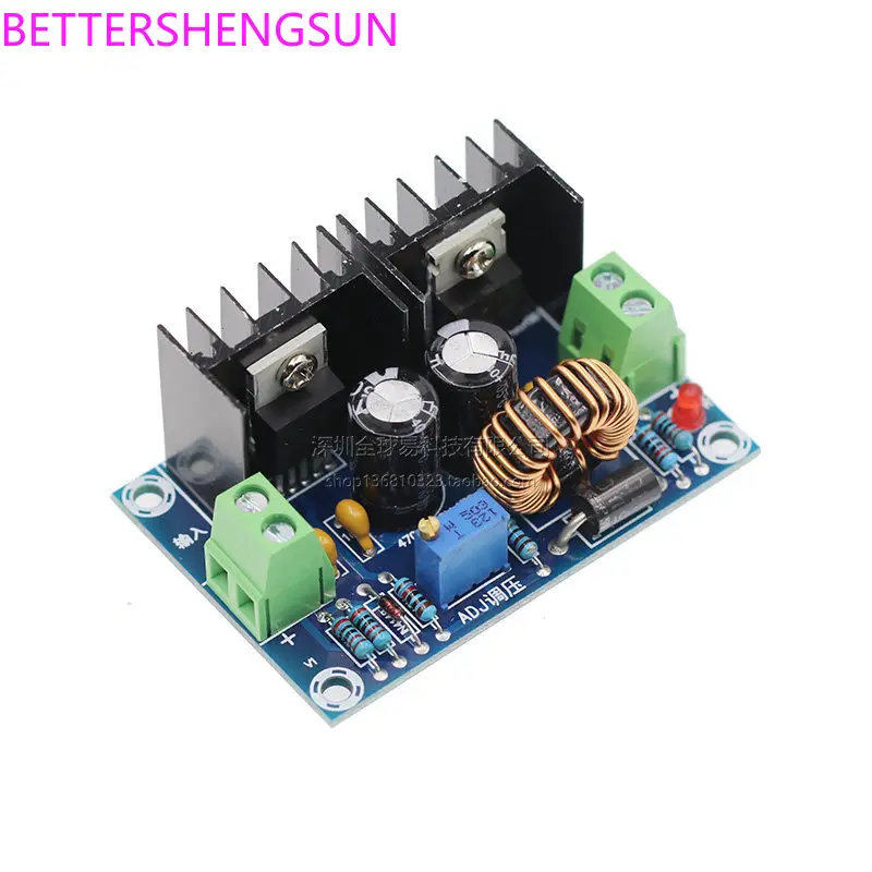 XH-M400 Buck Module Adjustable Voltage XL4016E1 High Power DC-DC Voltage Regulator Board 8A with Voltage Stabilization