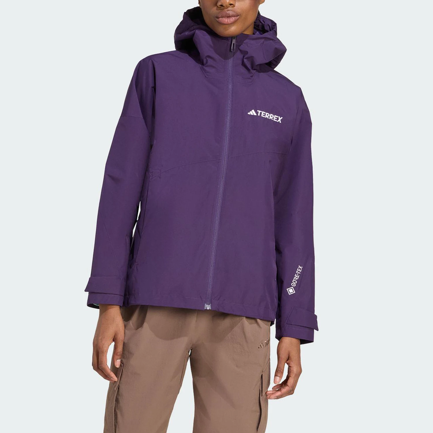 

Оригинальная женская тканая куртка с капюшоном Adidas TERREX для активного отдыха JL9804