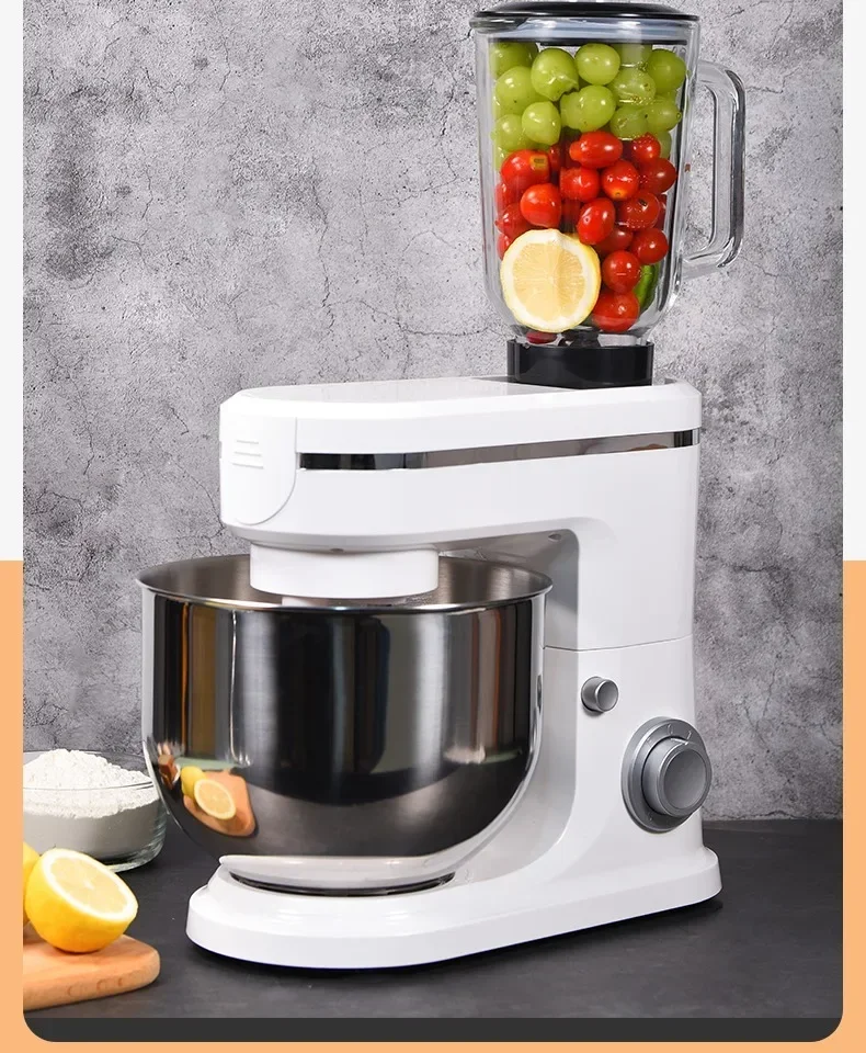 220V 8L Capacity Dough Mixer, Automatic Mixing and Kneading, Household Cream Beater, All-In-One Kitchen Assistant