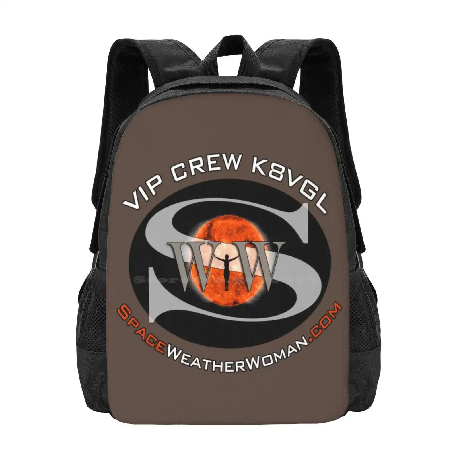

K8Vgl Vip Crew Of The Space Weather Woman Hot Sale Schoolbag Backpack Fashion Bags Space Weather Sun