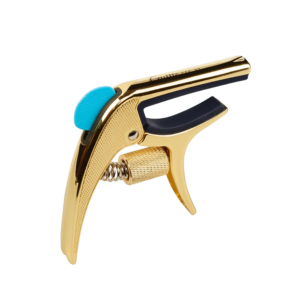 JOYO Guitto Series GGC-02 Guitar Capo Zinc Alloy Made Metal Capo Acoustic Guitar Ukulele Tuning Clamp with Hidden Pick