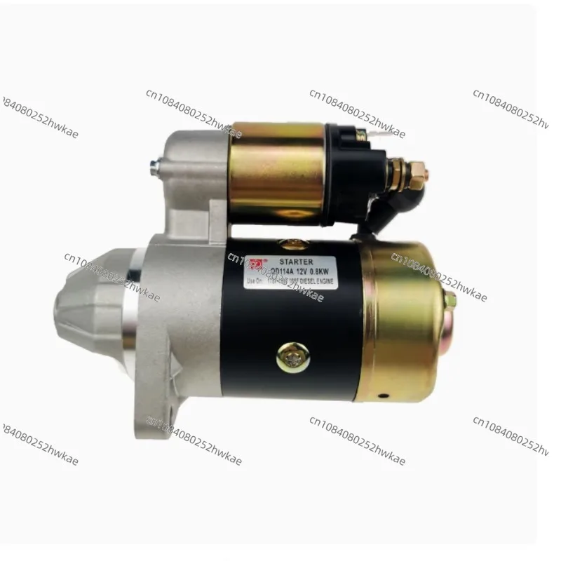 QD114A Starter 12V for Air-cooled Diesel Engines 170F 178F 186F 192F Starter Motor