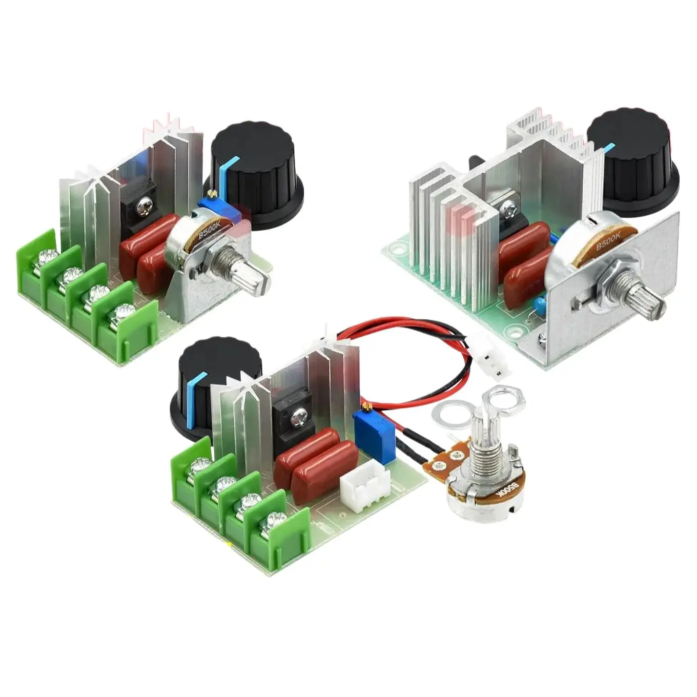 2000W Thyristor-Hochleistungs-Elektronischer Spannungsregler, Dimmer, Drehzahlregler, Temperaturregler für 220V AC-Motor – Detail 2