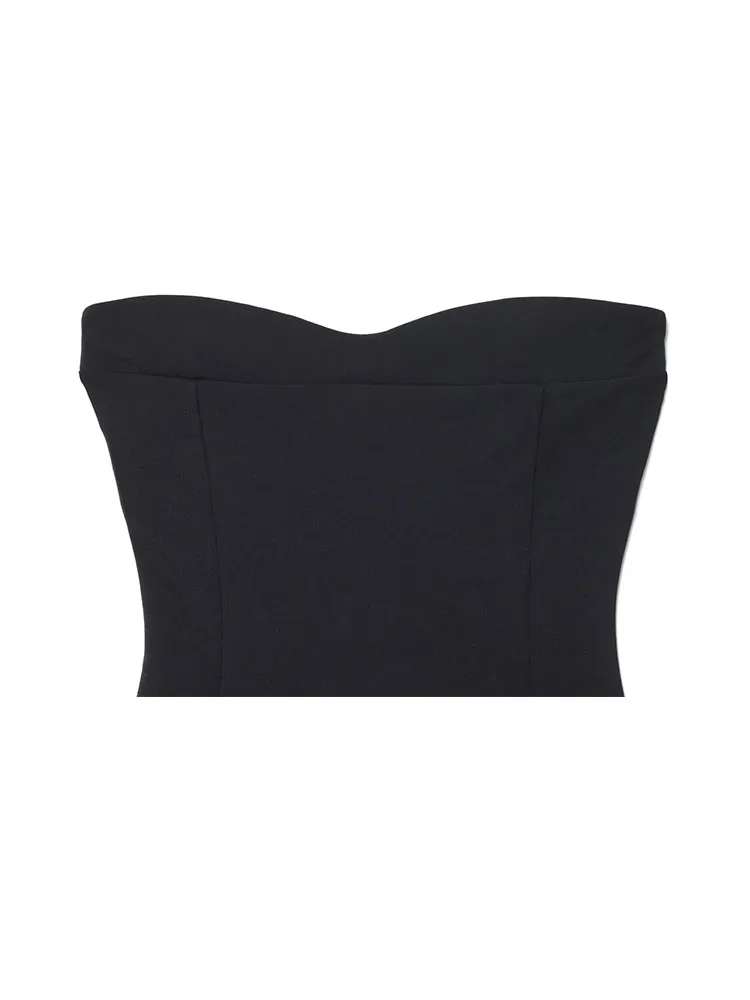 HH vrouwen elegante sexy mouwloze backless lange jurk vrouw zomer zwarte geplooide jurk slanke feestavondjurk mujer