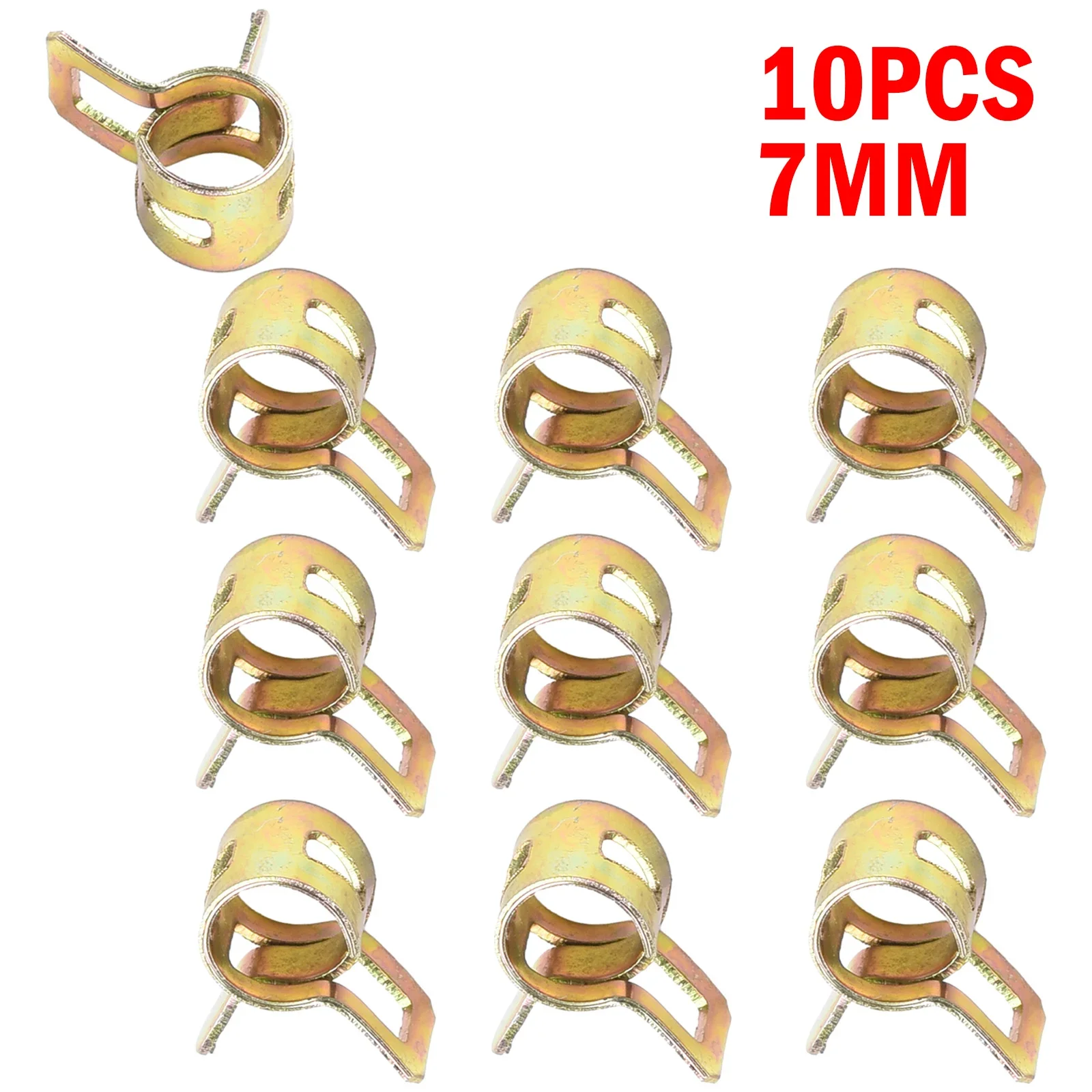 Slangklem Lente Clips 0.5mm Dikte 10 Stuks 5-16mm Slangen Klem Optionele Lente Met brandstofslang Clip Slang Slang Clip