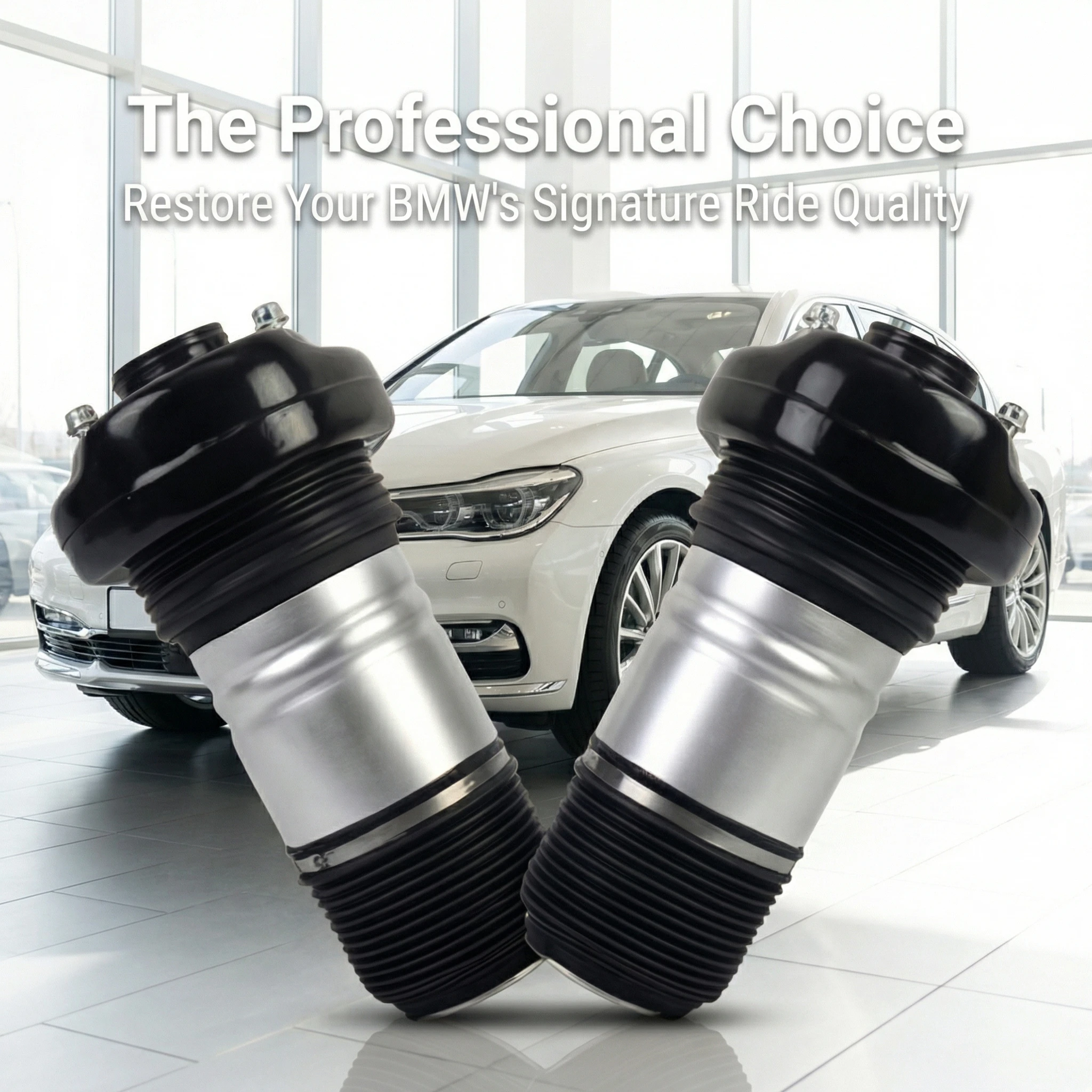 

2pcs For BMW 7er G11 G12 730d 740 750 760ld Rear Air Suspension Spring Bag 37106874593 37106874594