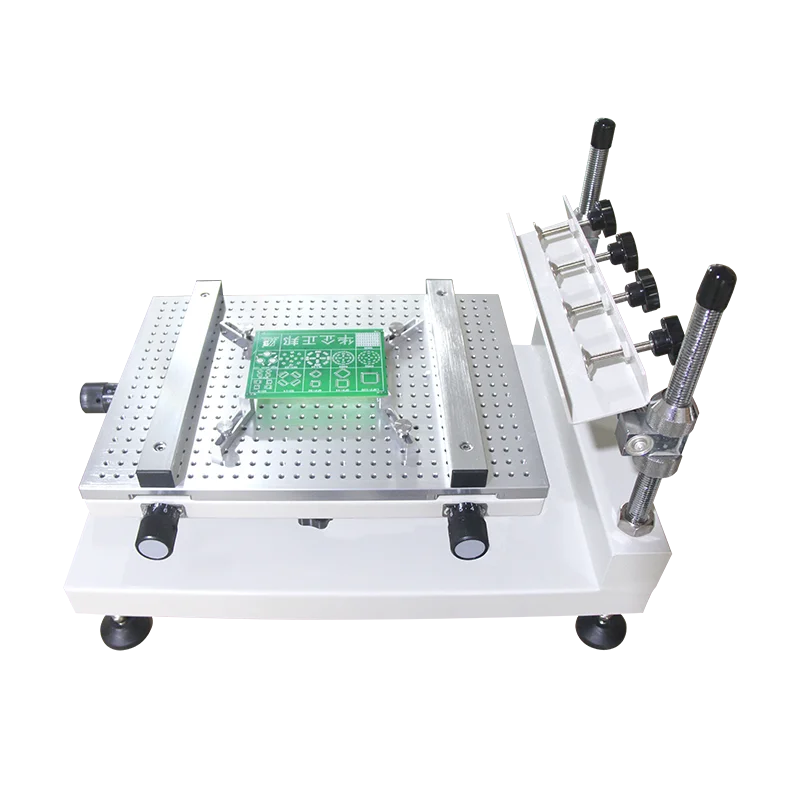 PTR-A320 Solder Paste Printer 30x40cm Aluminum Honeycomb Typomorphic High Precision Manual Pcb Solder Paste Printer For Smt Line