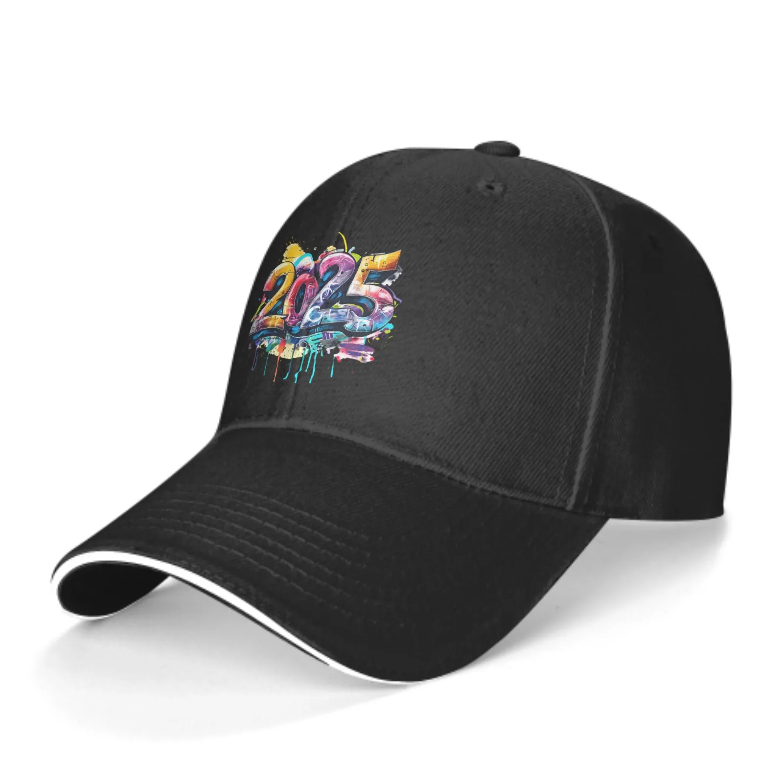 Gorra de béisbol estilo grafiti para hombre y mujer, gorro de béisbol con diseño de lengua de pato, sándwich, moda deportiva diaria, ideal para viajes, primavera y verano, 2025