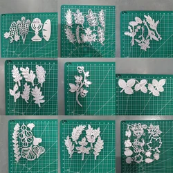 Hot Sale 28 leaves Cutting Dies Scrapbooking Papercutting Cards Knife Mold Decorative Crafts Punch Stencil new cutting dies 2024