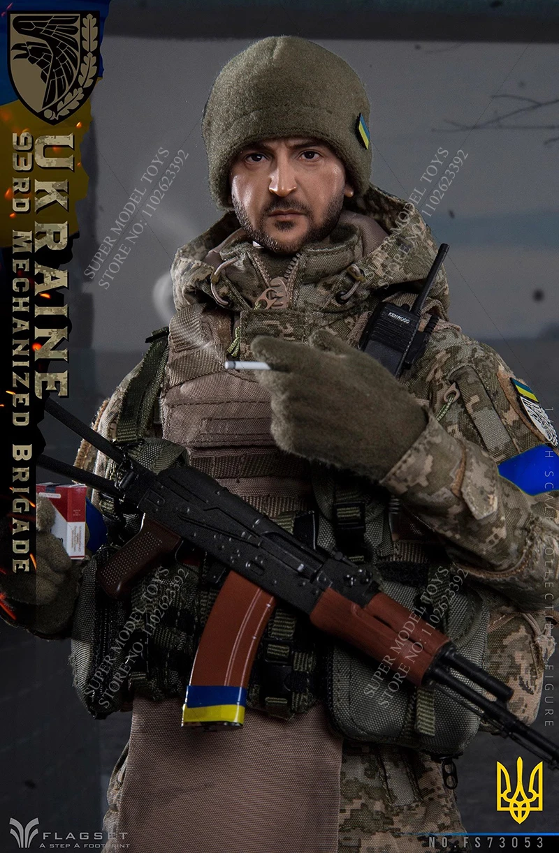 FLAGSET FS-73053 1/6 Scale Male Soldier The Battle Of National Survival 93rd Mechanied Brigade Full Set 12'' Action Figure Toys