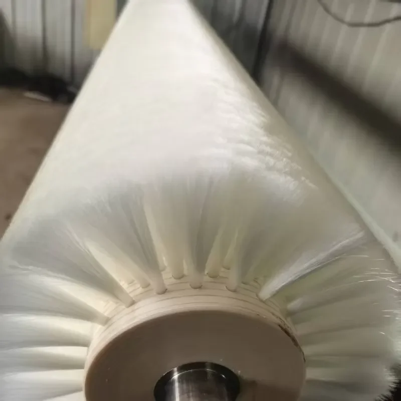 Industrial Nylon Filament Brush Roll Glass Washing Machine Soft Bristle Cylindrical Cleaning Tool Steel Plastic for Polishing