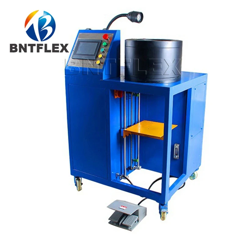 350KG 4 KW rubber air suspension product making machine hydraulic hose crimping machine 37mm 177mm