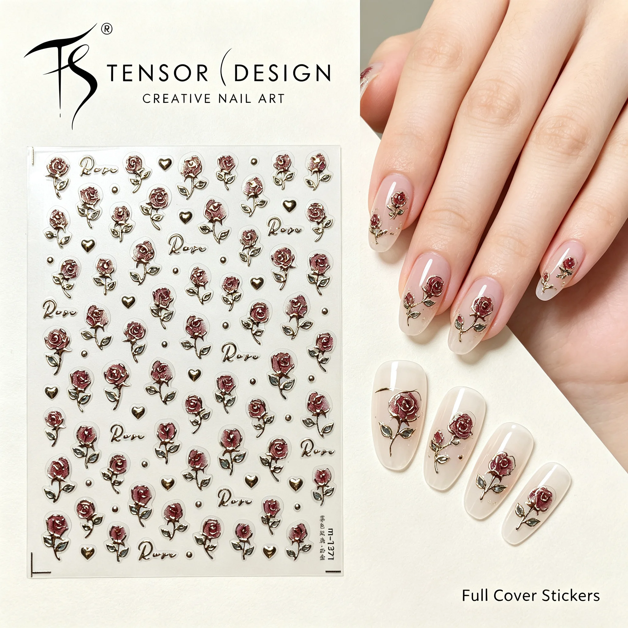 ملصقات أظافر تينسور نيل بتصميم - مراجعة Nail Art Elegan وسعره