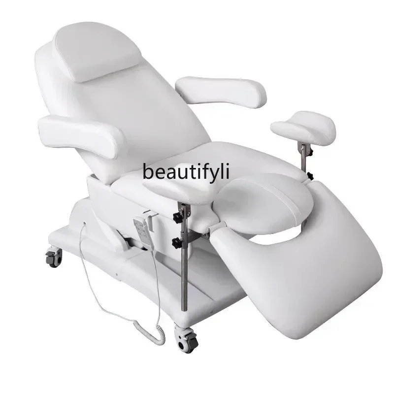 New electric lifting gynecological examination table private laundry bed care pedestrian inspection lifting restraint facial bed