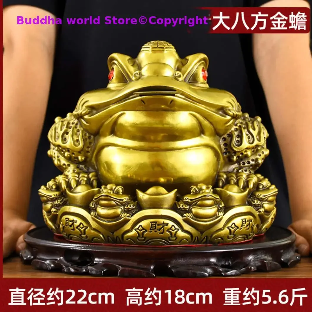 Southeast Asia Business booming Bring wealth money GOOD LUCK HOME SHOP Company Wealth ZHAO CAI JIN CHAN mascot statue