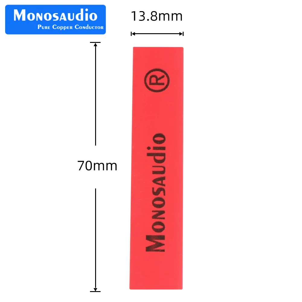 Momosaudio 4pcs High Quality Heat Shrink Tube Red and White Color Tube for Cable Sleeves DIY