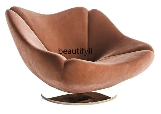 

Nordic Living Room Creative Distinctive Rose God Chair Single Leisure Artistic Chair