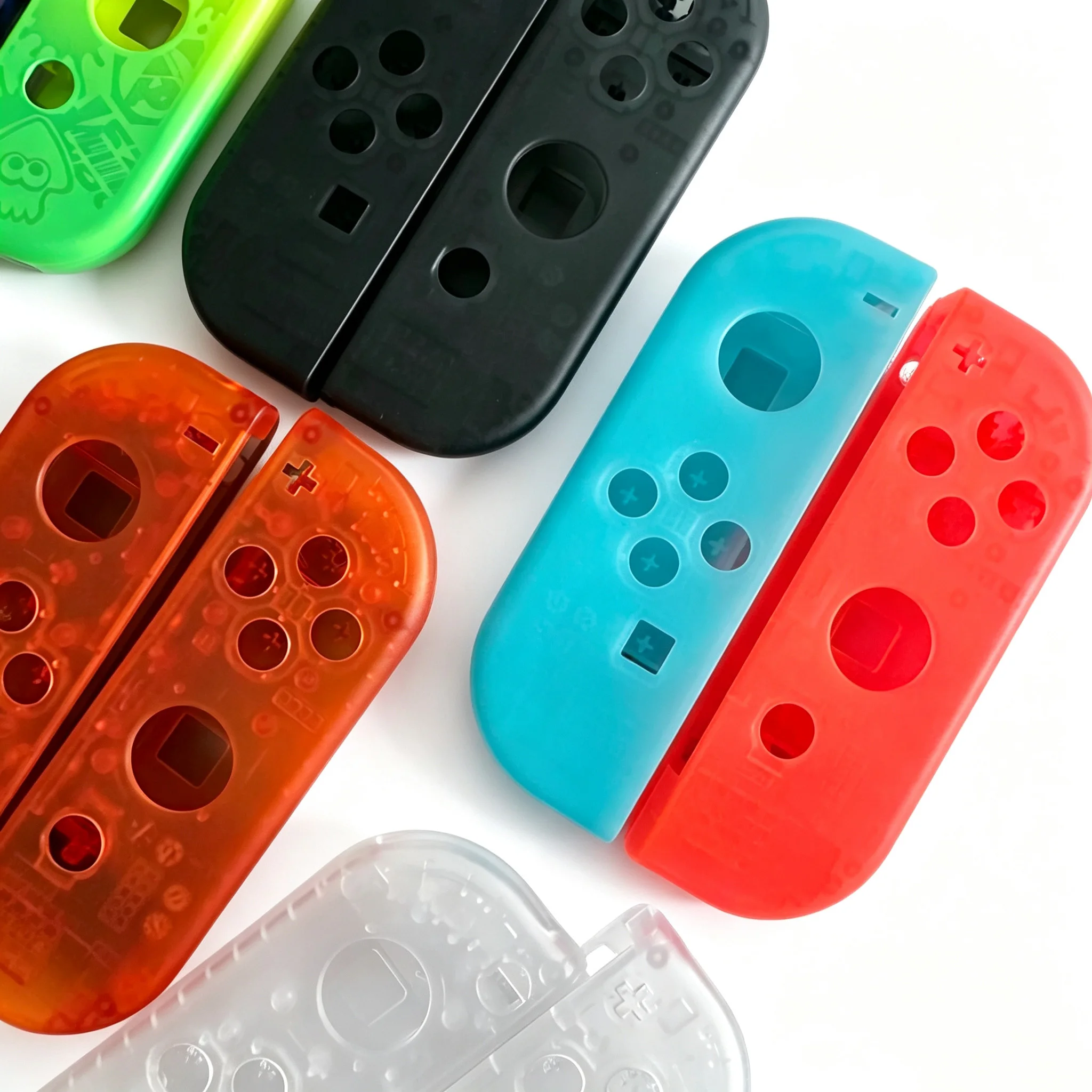 Przezroczyste etui na Joy-Cony Nintendo Switch OLED z przyciskami SL SR, zamienna obudowa do kontrolera Nintendo Switch Joy-Con — zdjęcie produktu 2