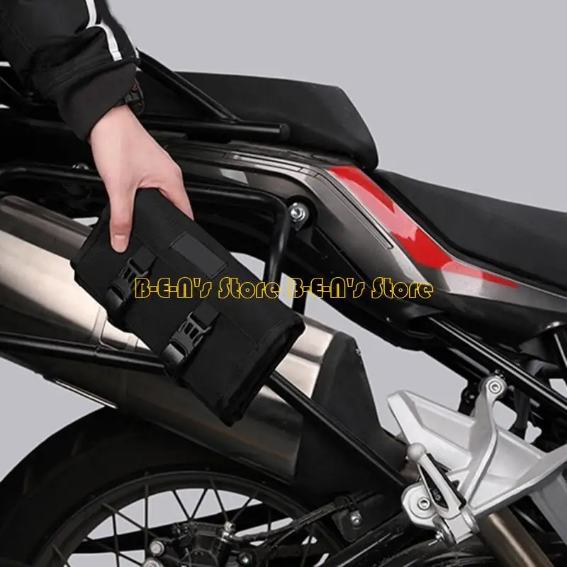 Y1AD Space Efficient Tool Roll Up Case With Large Capacity Riding Tool Bag For Motorcycle Riders Daily Use