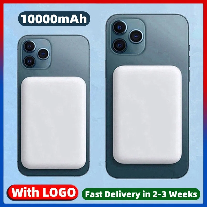 10000mAh Magnetic Powerbank Magnetic Wireless Power Bank External Backup Battery Pack Phone Fast Charger For iPhone 15 14 13 12