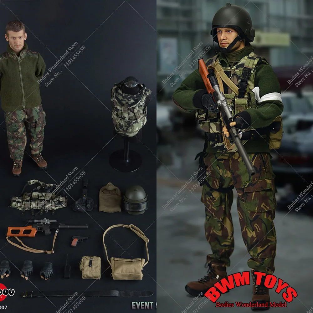 In Stock UJINDOU UD9007 1/6 Scale Moscow Theater Hostage Crisis Alpha Group Soldier 12'' Male Action Figure Model Doll Full Set