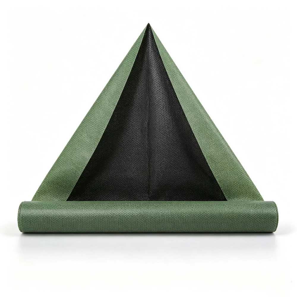 Non‑Woven Degradable Weed Barrier Fabric Black‑Green Landscape Ground Cloth for Garden Farm Orchard Permeable Weed Control Mat