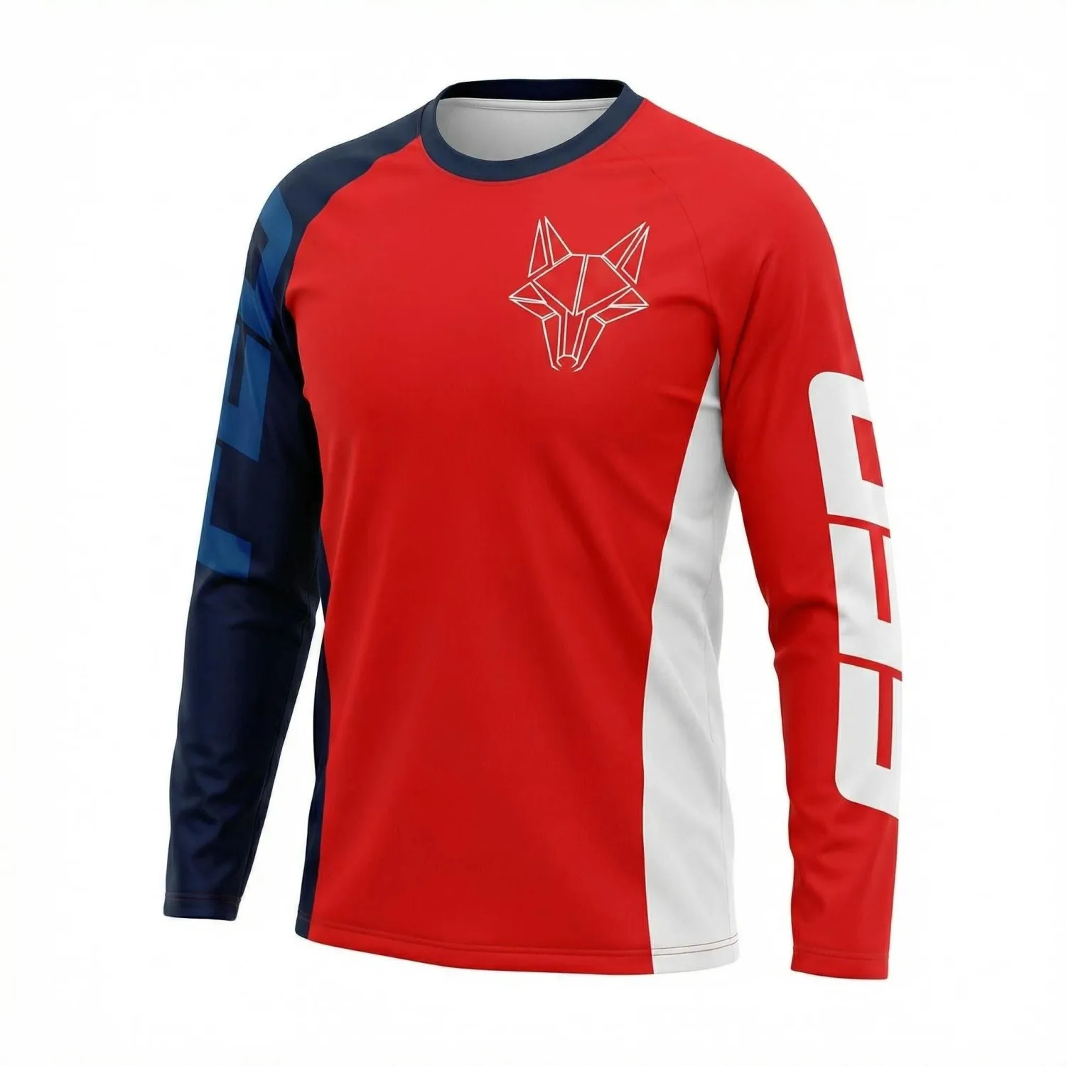 New Quick Dry Breathable Long Sleeve Motocross Jersey Universal Loose Fit MTB Dirt Bike Off Road Riding Racing Top 5