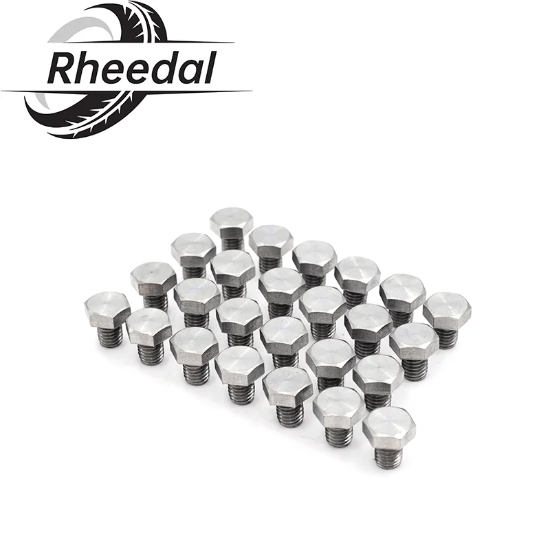 

Rheedal 50/100Pcs 7.5mm/ 0.3" Stainless Tire Studs Rim Lip Decoration Car Wheel Decoration Rivets Car Styling Tunning Atuo Parts