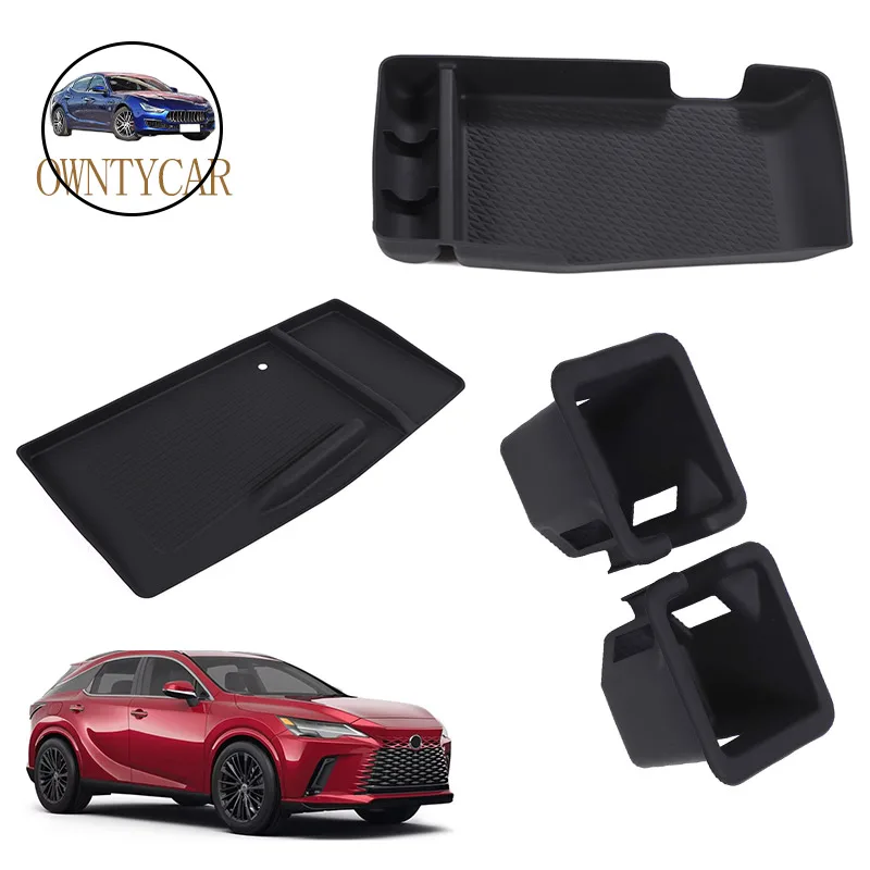 For 2024-2026 Lexus TX350/500H/500H+ Central Control Water Cup Protection Pad Storage Box Pad Car interior accessories