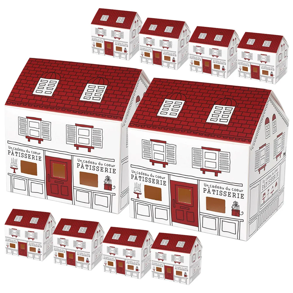 

20Pcs Nordic Style House Candy Boxes Unique Gift Packaging for Wedding Birthday Goodies Presents Candy Box Goodie Boxes