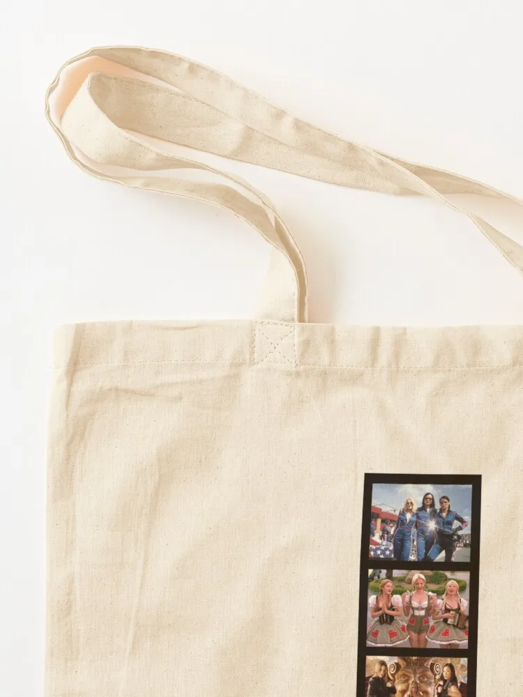 تشارليز أنجلز - كشك الصور (أسود) حقيبة تسوق بشعار حقيبة يد قماش للمتسوقين حقيبة تسوق #3