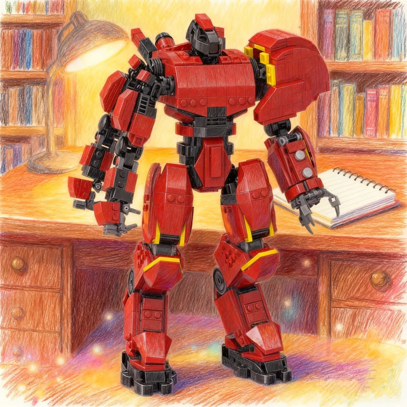 1214pcs MOC Pacific Rim Crimson Typhoon Model Bouwstenen Architectuur Kerstcadeaus Idee Speelgoed Onderwijs Baksteen Kinderen