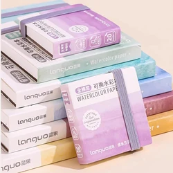 100% Cotton Watercolor Book 300g Thick Paper Mini Portable Tearable Watercolor Paper Art Student's Painting Drawing Supplies