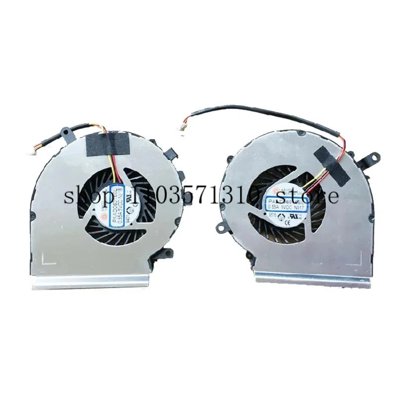 New Original Laptop CPU GPU Cooling Fan For MSI MS16j2 MS-16J1 16J5 16j6 MS-1794 1792 1795