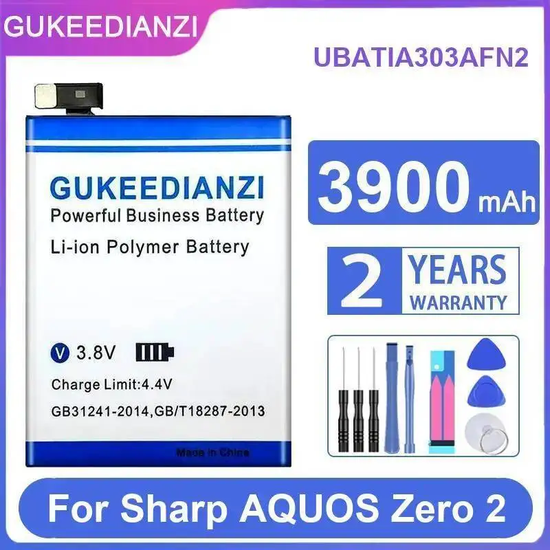 

UBATIA303AFN2 3900 мАч большой емкости для Sharp Aquos Zero 2, надежный блок питания, аккумулятор для мобильного телефона