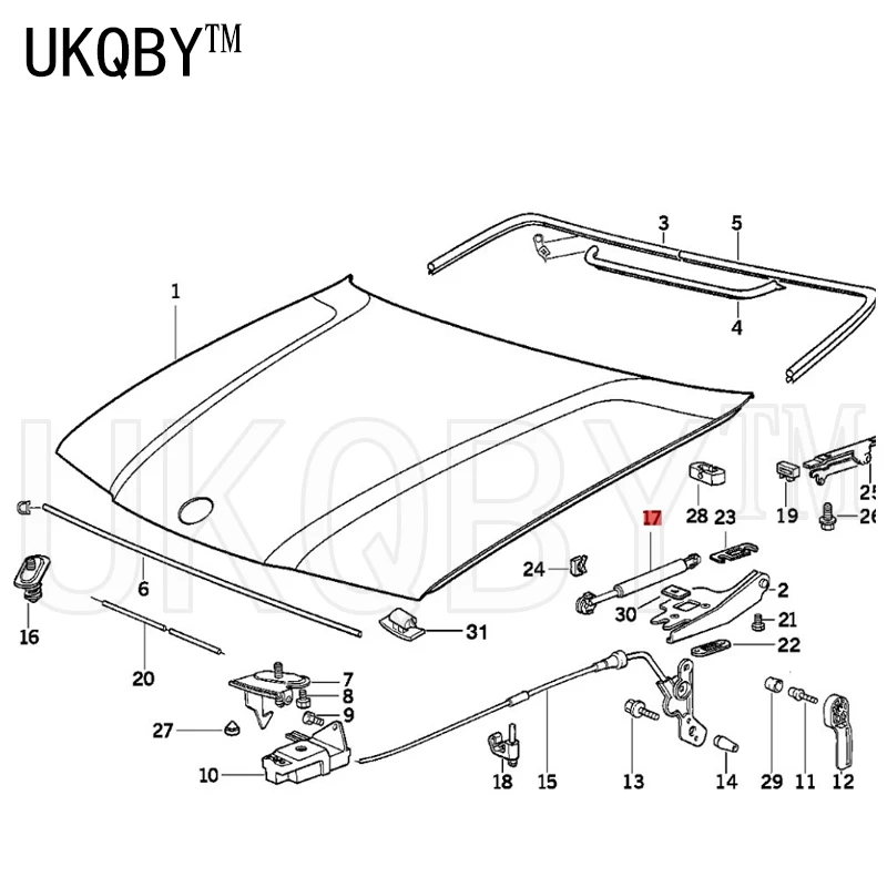 Tekanan udara tappet 3 sistem E36 316 318 320i 51231960852