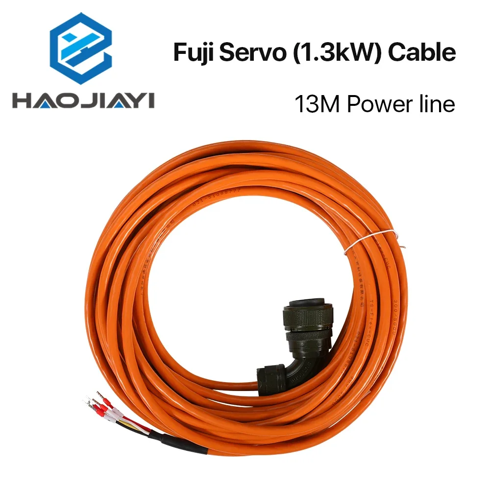 

1.3kW Fuji Servo Cable Set Encoder Cable+Power Cable 13Meters for Fuji Servo Motor & Driver CNC Fiber Laser Machine