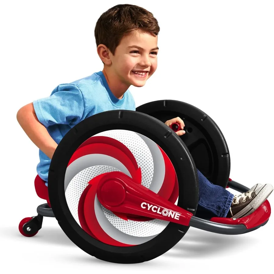 รถสามล้อไซโคลน 306 องศา หมุนได้รอบทิศทาง ให้ความสนุกสนานกลางแจ้งเป็นชั่วโมง สำหรับเด็กอายุ 3-7 ปี