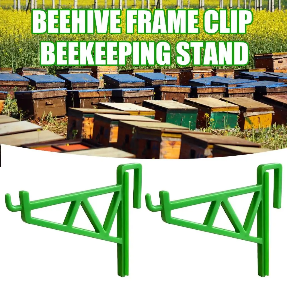 Beekeeping Hive Stand Metal Frame Clip Holder Lifter Honeycomb Support Rack Apiculture Equipment Beekeeper Tools Backyard Garden