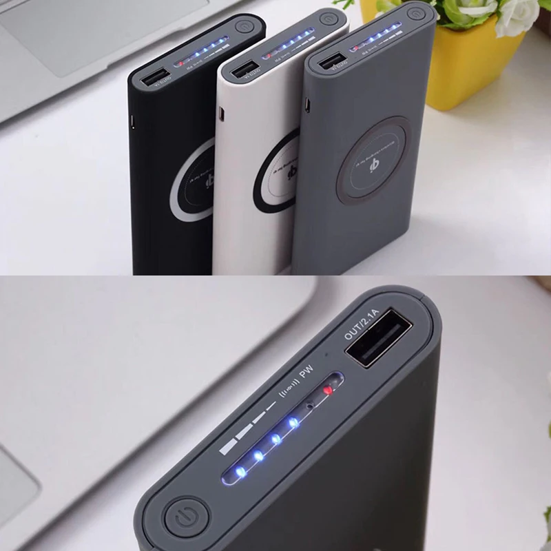 20000mAh Wireless Fast Charging Power Bank Large Capacity External Battery Portable Power Bank Suitable For Samsung Apple