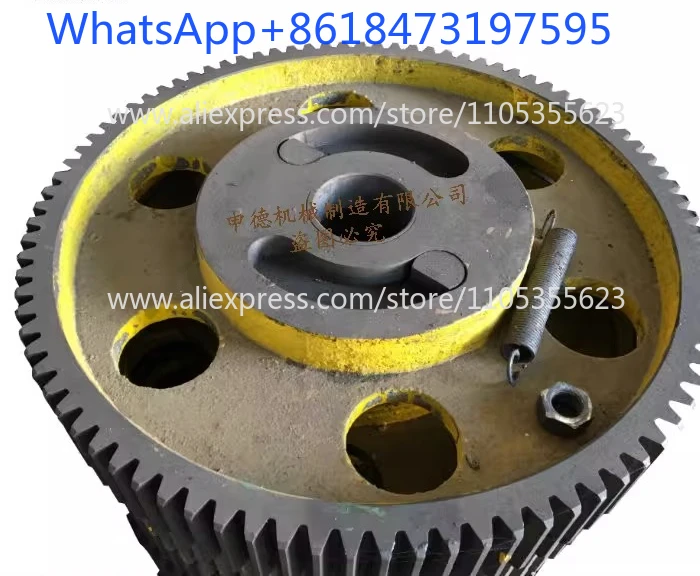 3 * 1200 shearing machine gear, diameter 515 teeth 84 standard (installed copper sleeve inner diameter is 60-62)