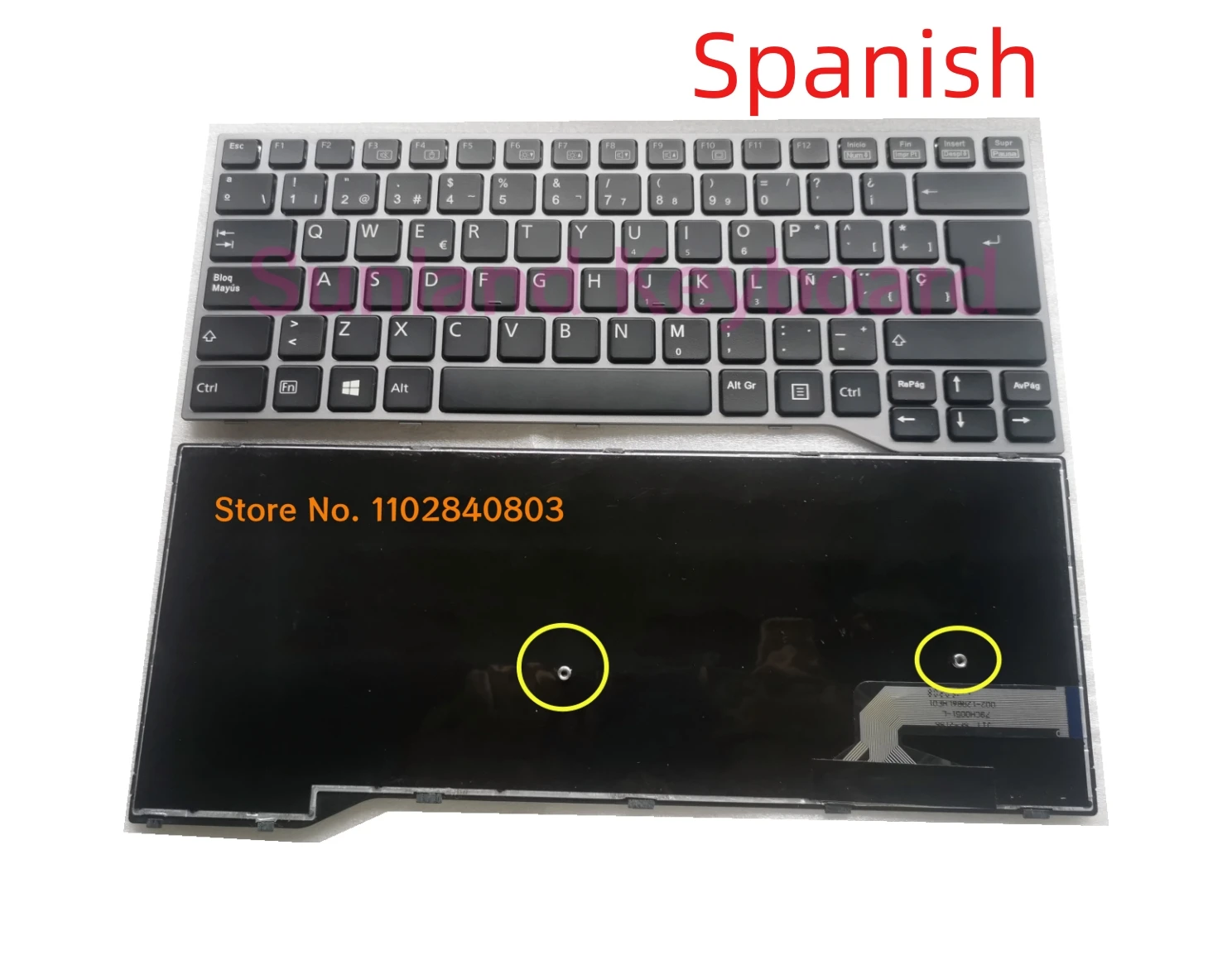 New US UK/French Italy RU Spain Keyboard For Fujitsu LifeBook E544 E546 E547 E736 E746 U745 E733 E734 E743 E744 E547 E736 E746