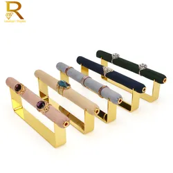 Jewelry Display Stand Metal Ring Jewelry Counter Table Display Jewelry Props Joyeros Organizador De Joyas Ring Organizer