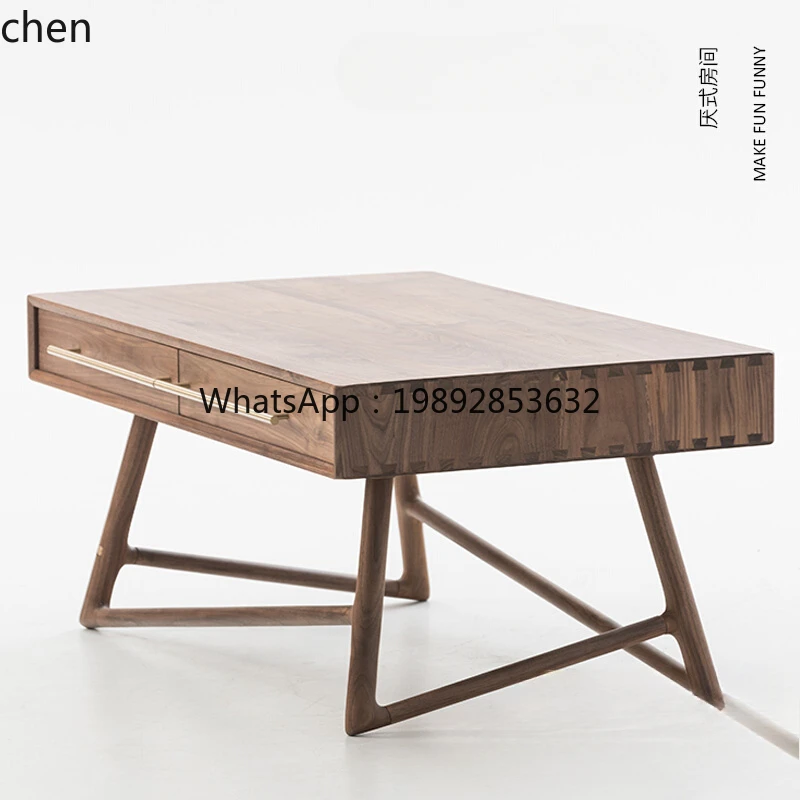 CB1   stacked coffee table solid wood tea table tea  modern simple coffee  small apartment decoration home