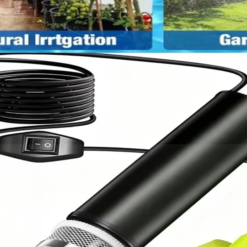 For Ryobi 18V Lithium Batteries Portable Cordless Submersible Pump Multi-purpose Submersible Pump for Garden Water Transfer Pump
