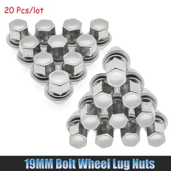 Car Wheel Nuts Alloy Steel Bolt Lug Stud Tyre for Ford Fiesta Mondeo C-Max Focus 19MM M12x1.5 Tire Bolt Screws SFN-12150033