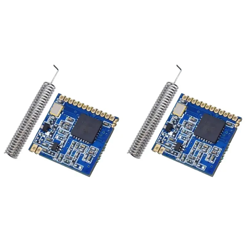 2X SX1278 Lora 433Mhz Wireless Module Long Range RF Transceiver Antenna & SPI Interface For Arduino STM32 And Iot