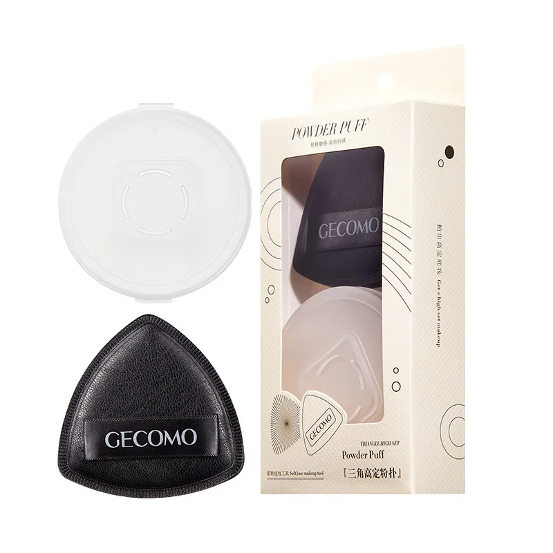 إسفنجة كونسيلر مزدوجة الاستخدام من gecommo ، خلاط تجميل ، بودرة جافة رطبة مزدوجة الغرض نفخة ، نفخة