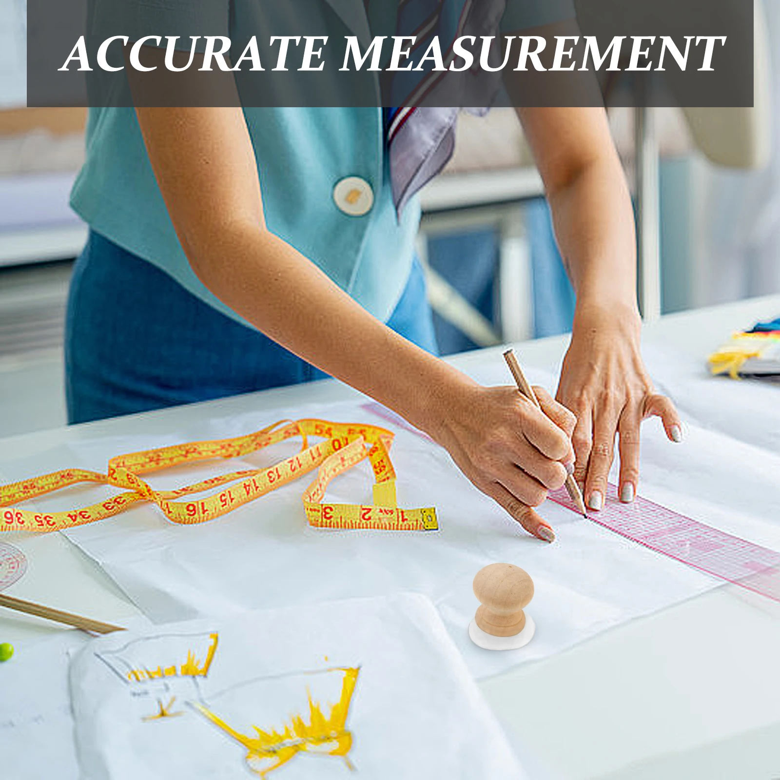 

Quilt Ruler Suction Cup Handle Holder Quilting Accessories Wood Patchwork Tools Sewing Supplies Stencil Fixer Template Tool