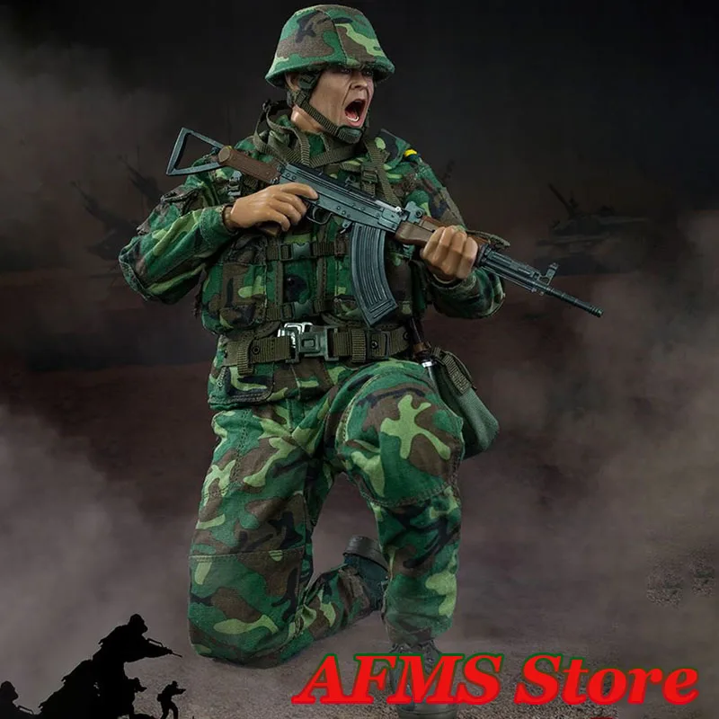 Flagset fs73027 Maßstab männliche Soldat Armee Soul Serie 90er Jahre Stahl Division 12 "Full Set sammel bare Action figur Modell Spielzeug